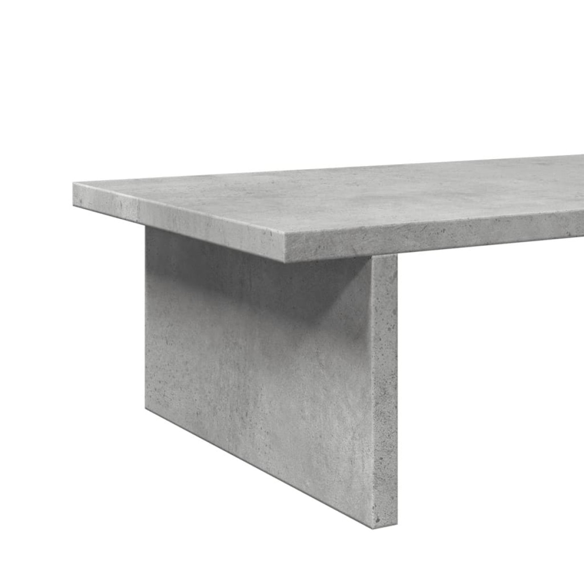 vidaXL Βάση Οθόνης Γκρι Σκυρ. 100x27x15 εκ. Επεξεργ. Ξύλο