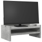 vidaXL Βάση Οθονών Γκρι του Σκυροδέματος 42x24x16 εκ. από Επεξ. Ξύλο