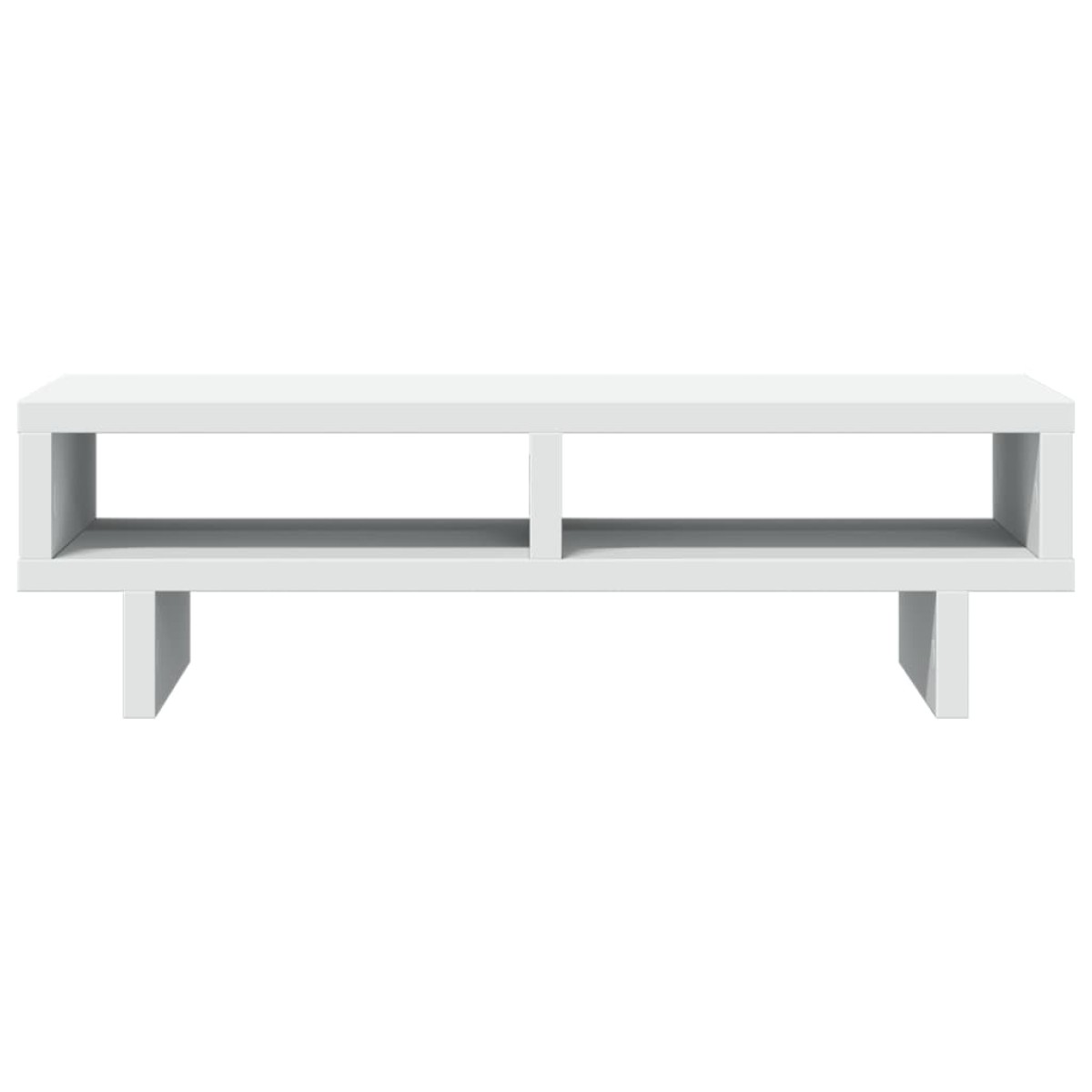 vidaXL Βάση Οθόνης Λευκή 50 x 27 x 15 εκ. από Επεξεργασμένο Ξύλο