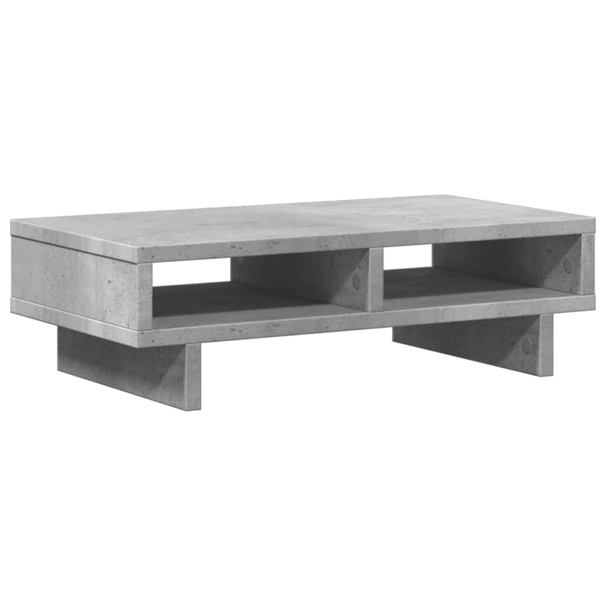 vidaXL Βάση Οθονών Γκρι του Σκυροδέματος 50x27x15 εκ. από Επεξ. Ξύλο