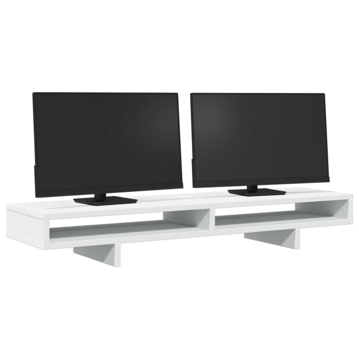 vidaXL Βάση Οθόνης Λευκή 100x27x15 εκ. από Επεξ. Ξύλο