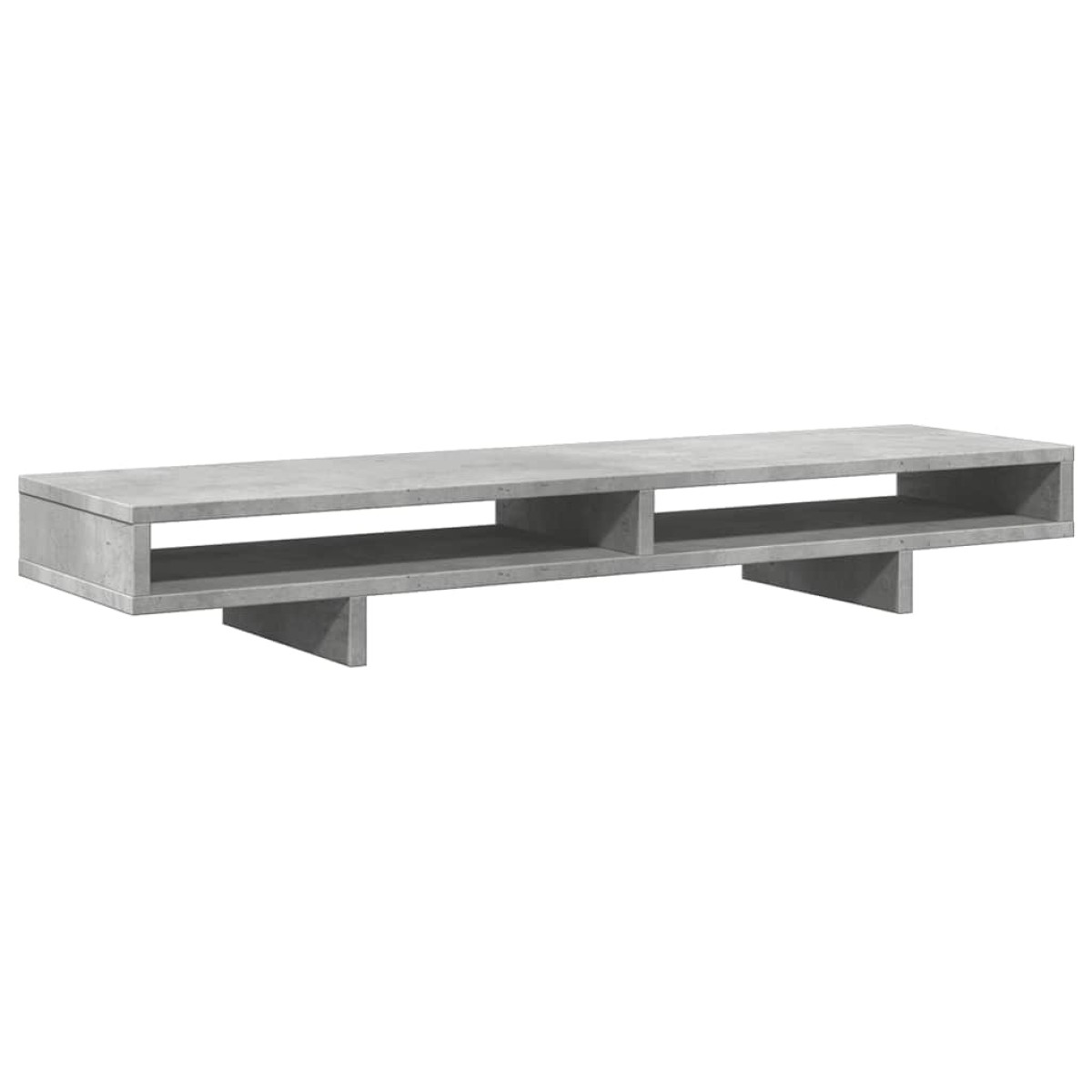 vidaXL Βάση Οθόνης Γκρι Σκυρ. 100x27x15 εκ. Επεξεργ. Ξύλο
