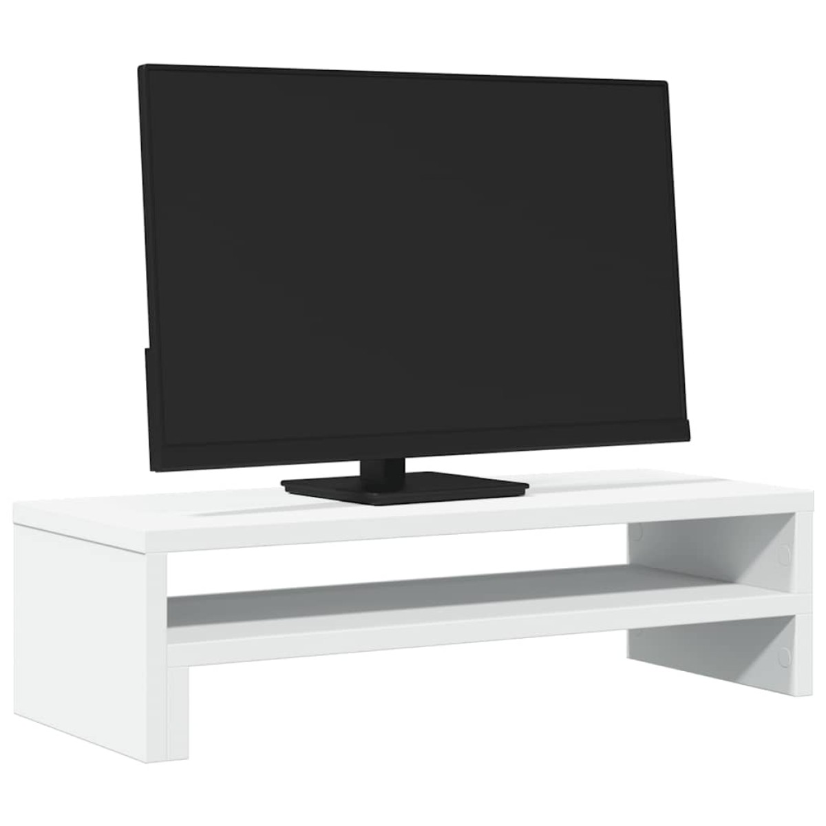 vidaXL Βάση Οθόνης Λευκή 54x22x15 εκ. από Επεξεργασμένο Ξύλο