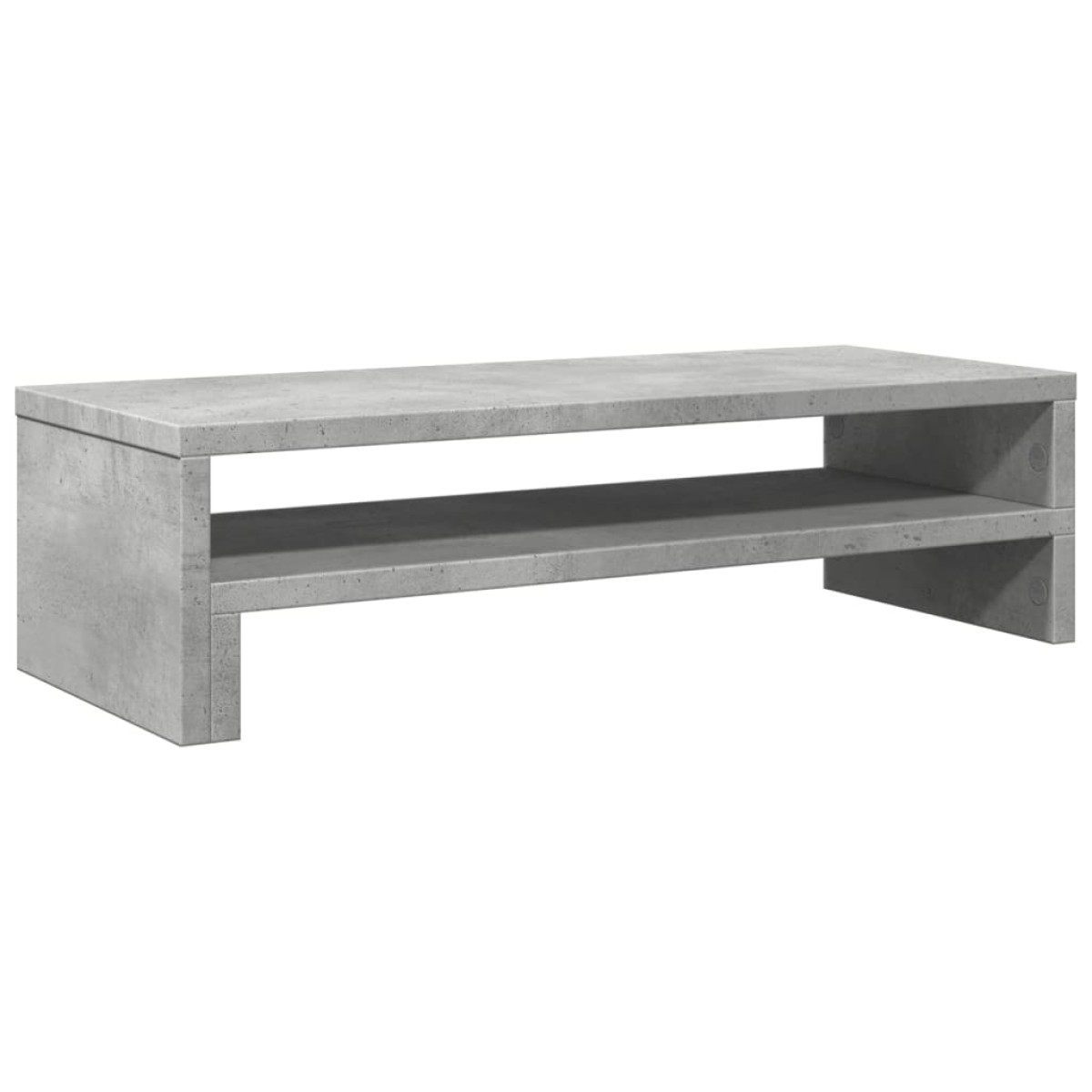 vidaXL Βάση Οθονών Γκρι του Σκυροδέματος 54x22x15 εκ. από Επεξ. Ξύλο