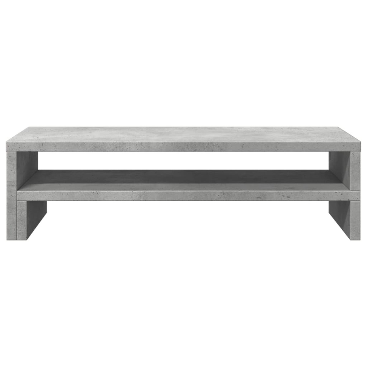 vidaXL Βάση Οθονών Γκρι του Σκυροδέματος 54x22x15 εκ. από Επεξ. Ξύλο
