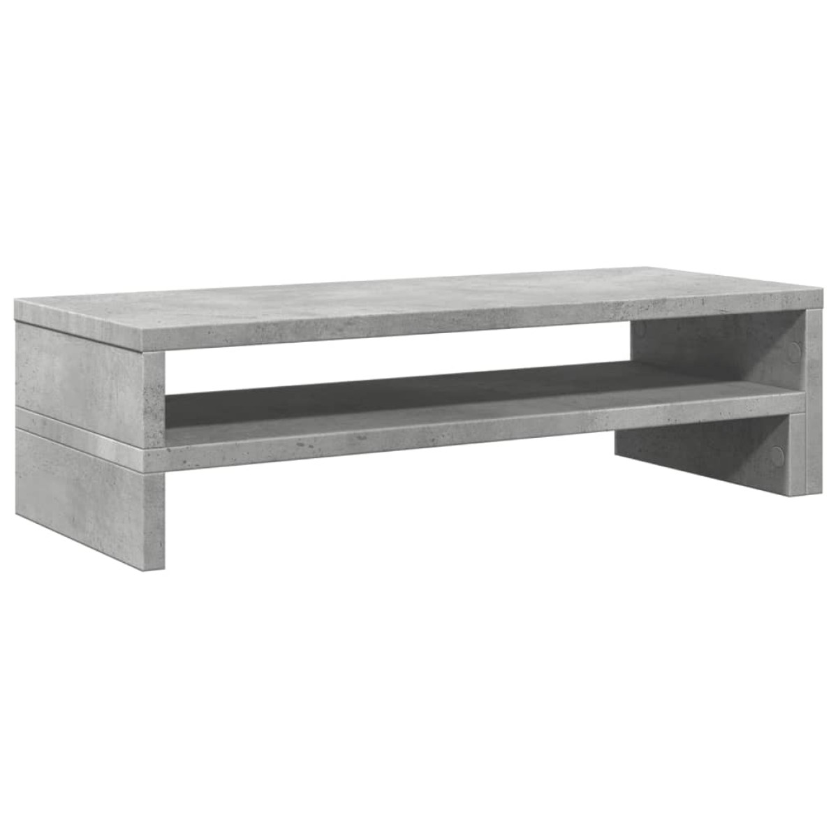 vidaXL Βάση Οθονών Γκρι του Σκυροδέματος 54x22x15 εκ. από Επεξ. Ξύλο