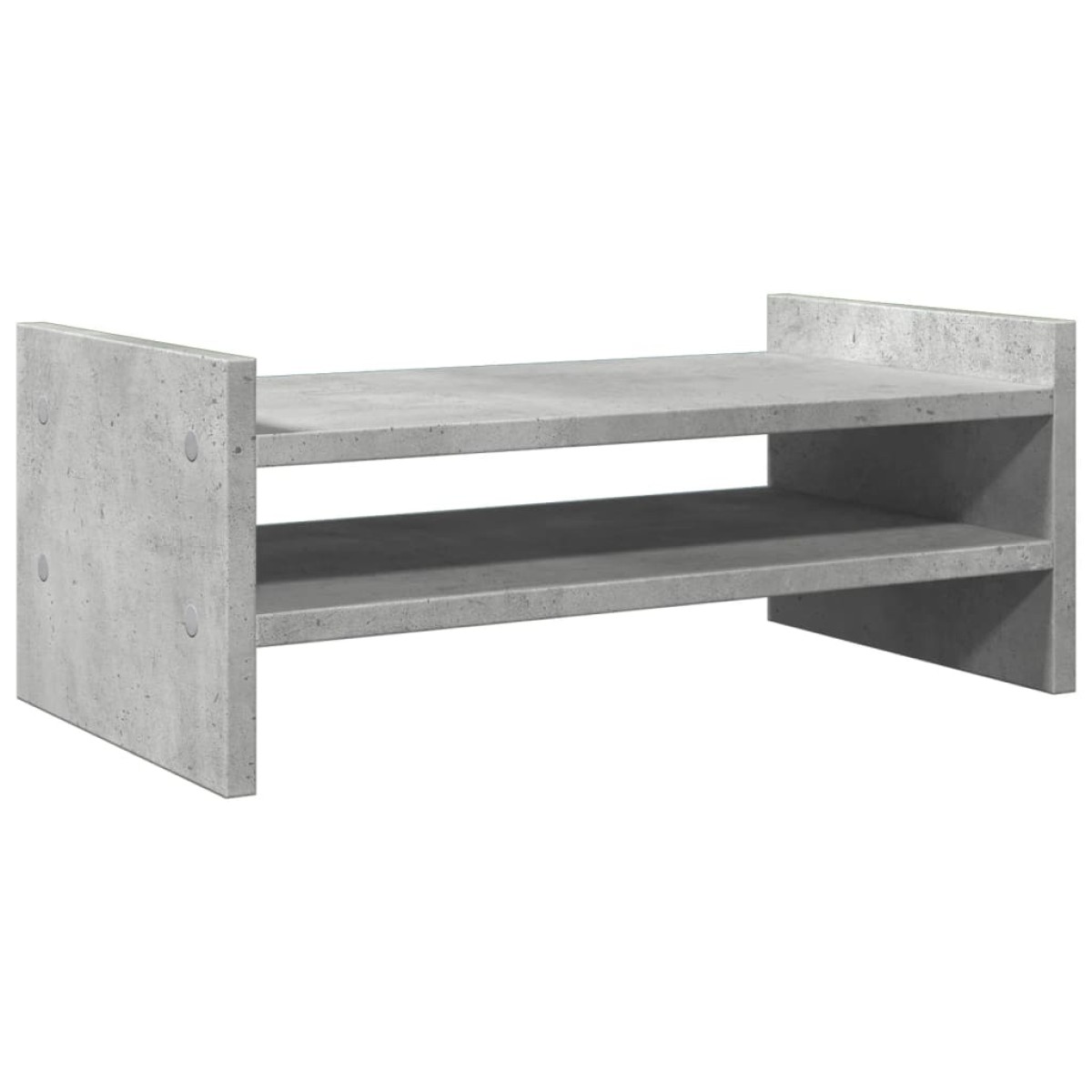 vidaXL Βάση Οθονών Γκρι του Σκυροδέματος 50x27x20 εκ. από Επεξ. Ξύλο