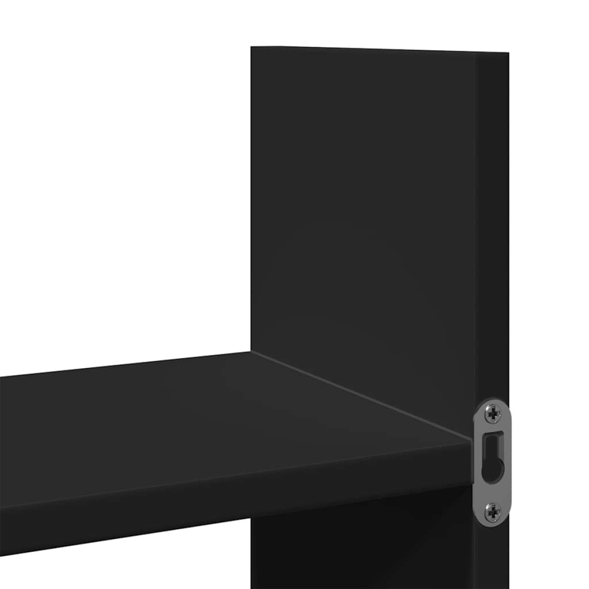 vidaXL Ντουλάπι Τοίχου Μαύρο 100x18x40 εκ. από Επεξεργασμένο Ξύλο