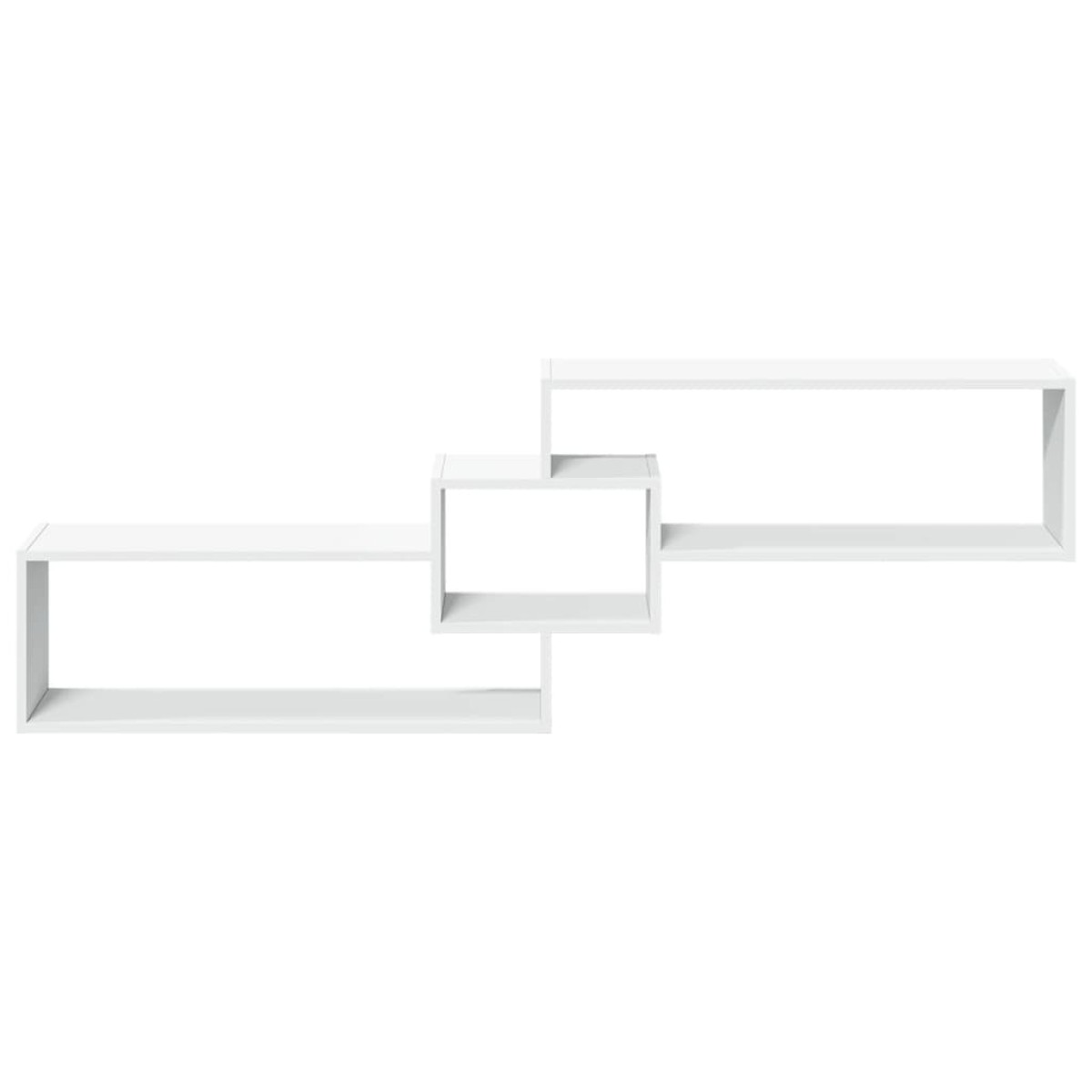 vidaXL Ντουλάπι Τοίχου Λευκό 158x18x53 εκ. από Επεξεργασμένο Ξύλο
