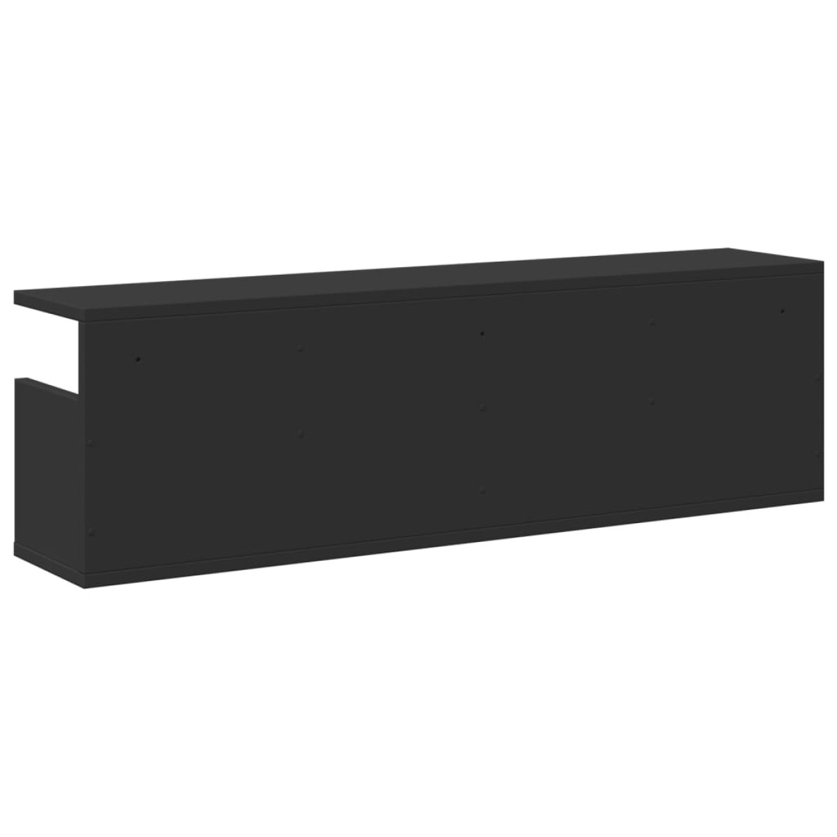 vidaXL Ντουλάπι Τοίχου Μαύρο 100x20x30 εκ. από Επεξεργασμένο Ξύλο