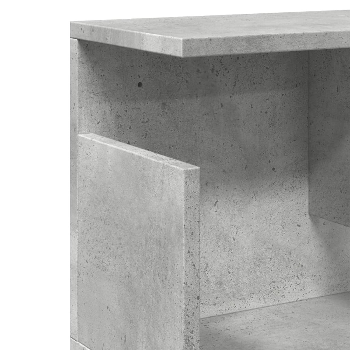 vidaXL Ντουλάπι Τοίχου Γκρι Σκυρ. 100x20x30 εκ. από Επεξεργασμένο Ξύλο