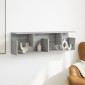 vidaXL Ντουλάπι Τοίχου Γκρι Sonoma 100x20x30 εκ από Επεξεργασμένο Ξύλο