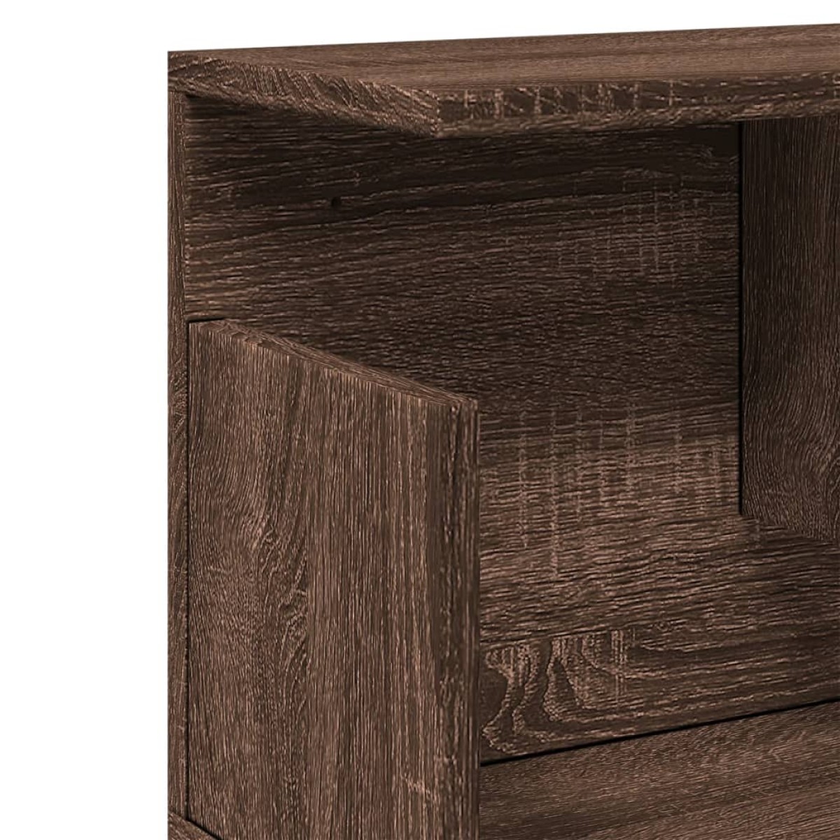 vidaXL Ντουλάπι Τοίχου Καφέ Δρυς 100x20x30 εκ. από Επεξεργασμένο Ξύλο