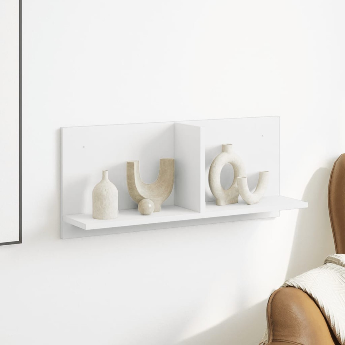 vidaXL Ντουλάπι Τοίχου Λευκό 70x16,5x30 εκ. από Επεξεργασμένο Ξύλο