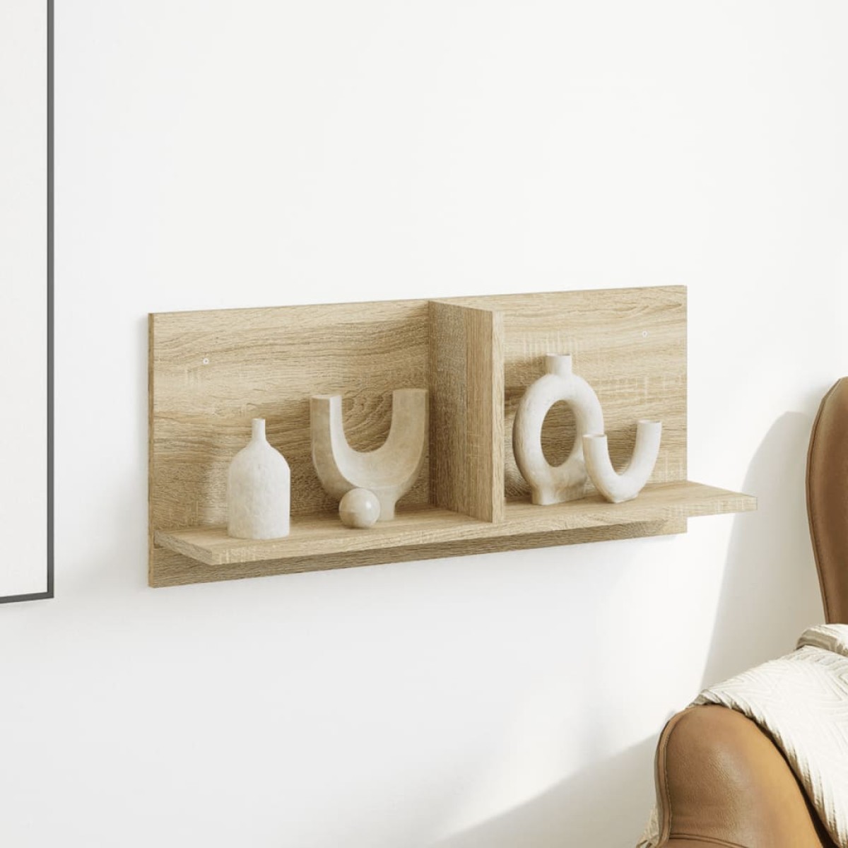 vidaXL Ντουλάπι Τοίχου Sonoma Δρυς 70x16,5x30 εκ. Επεξεργασμένο Ξύλο