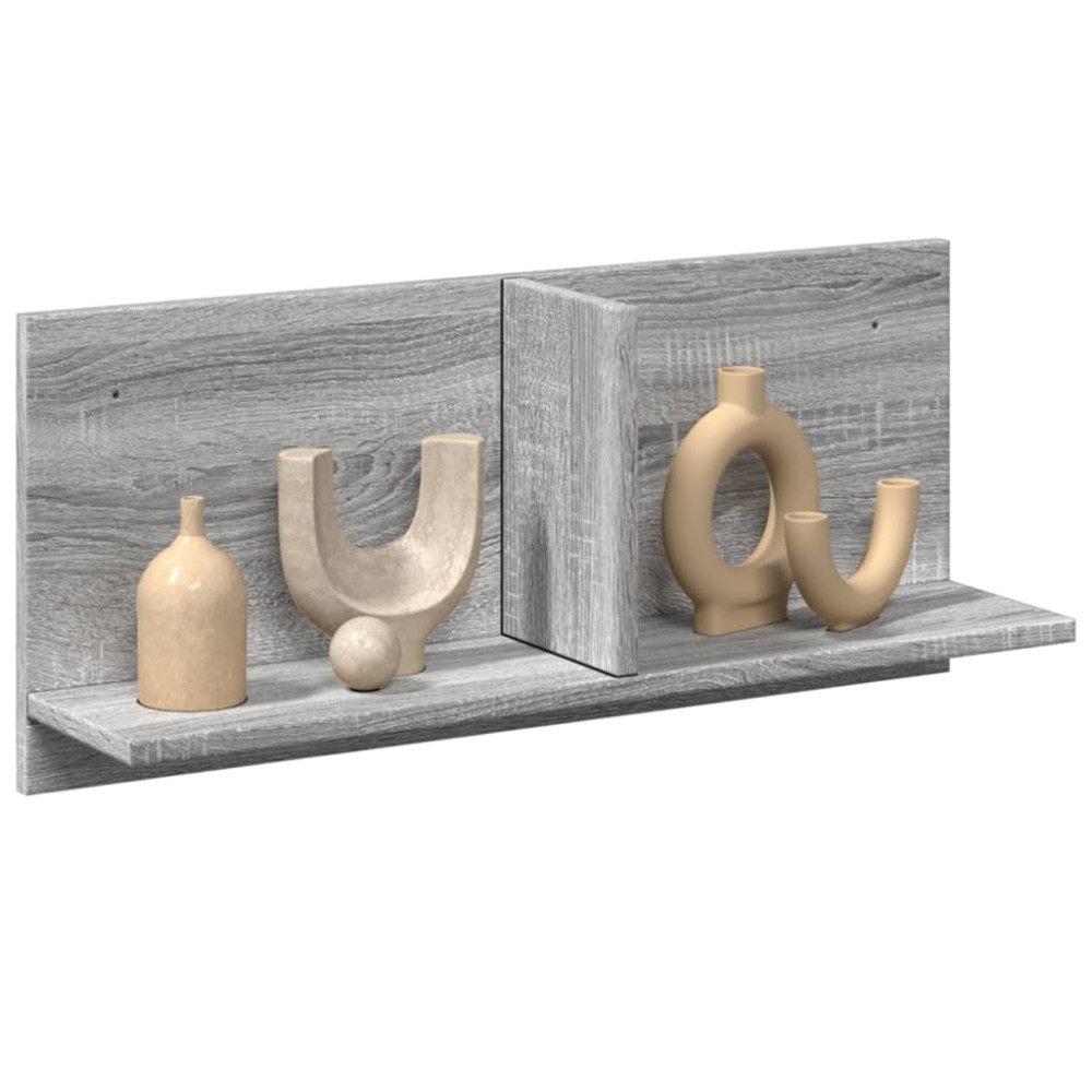 vidaXL Ντουλάπι Τοίχου Γκρι Sonoma 70x16,5x30 εκ. Επεξεργασμένο Ξύλο