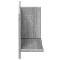 vidaXL Ντουλάπι Τοίχου Γκρι Sonoma 70x16,5x30 εκ. Επεξεργασμένο Ξύλο