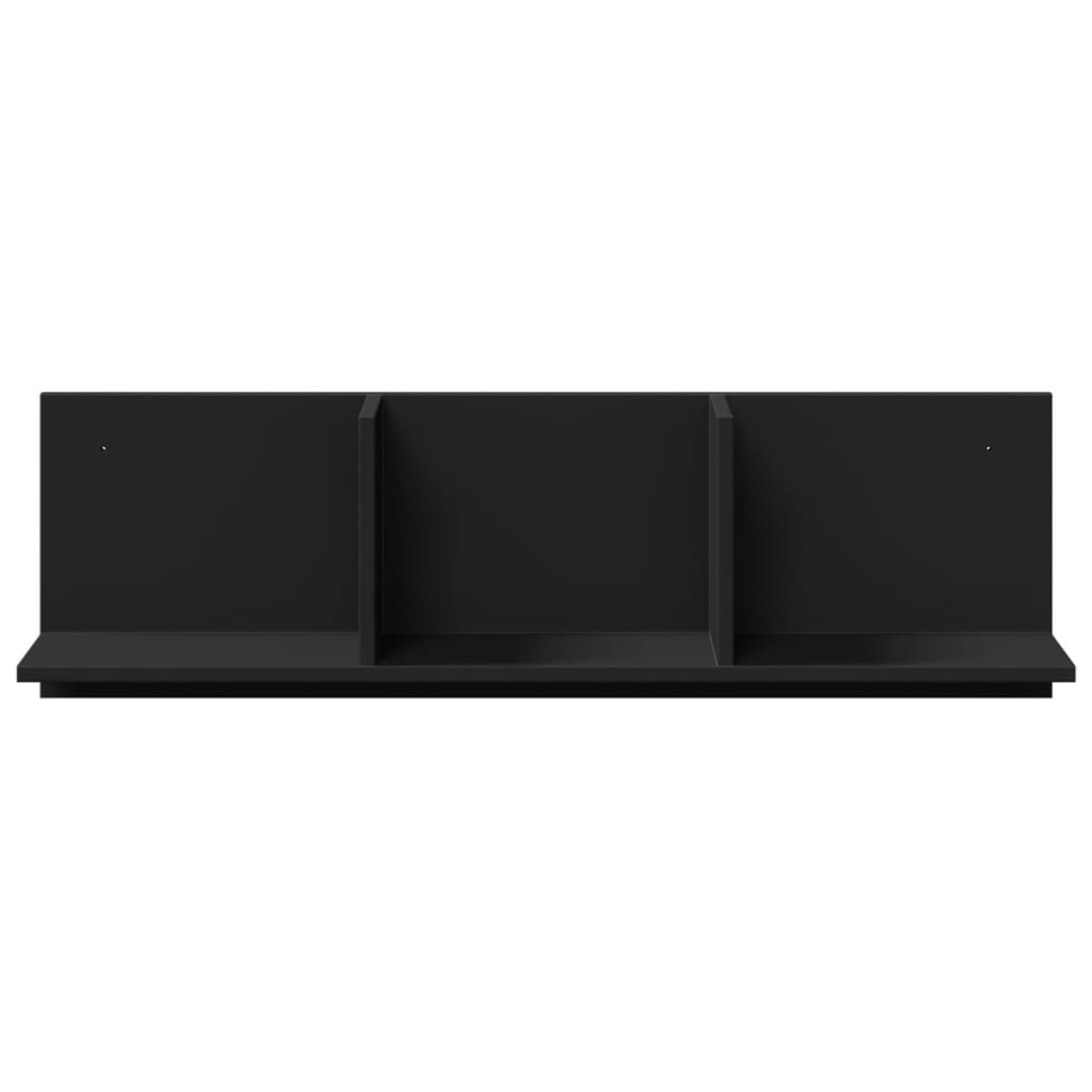 vidaXL Ντουλάπι Τοίχου Μαύρο 100x16,5x30 εκ. από Επεξεργασμένο Ξύλο
