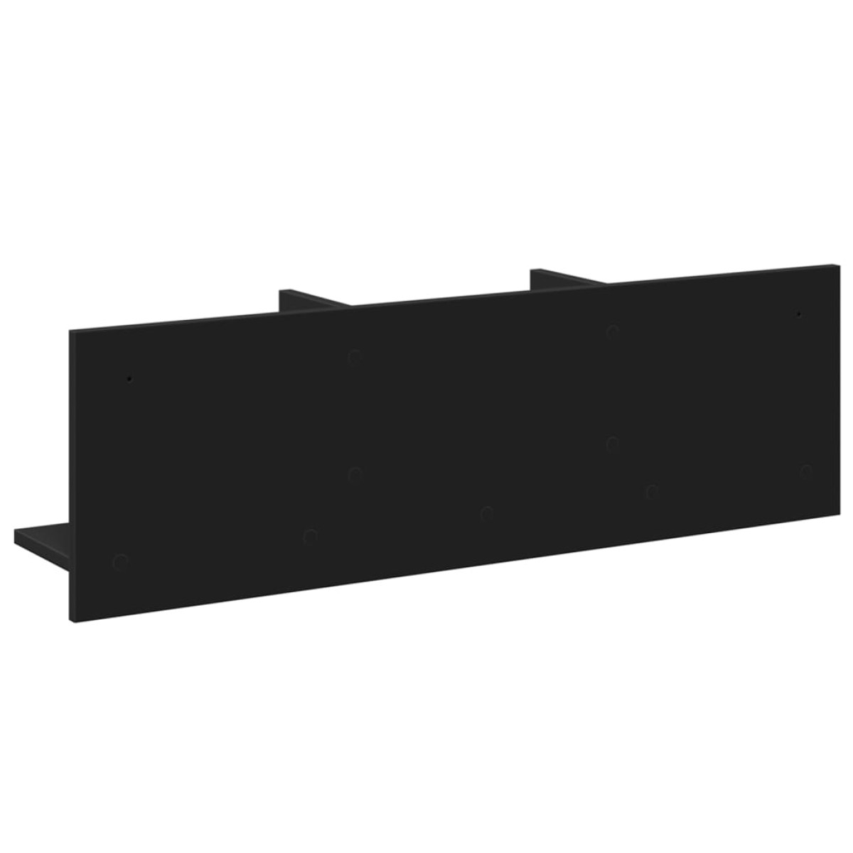 vidaXL Ντουλάπι Τοίχου Μαύρο 100x16,5x30 εκ. από Επεξεργασμένο Ξύλο