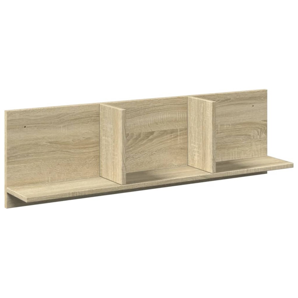 vidaXL Ντουλάπι Τοίχου Sonoma Δρυς 100x16,5x30 εκ. Επεξεργασμένο Ξύλο
