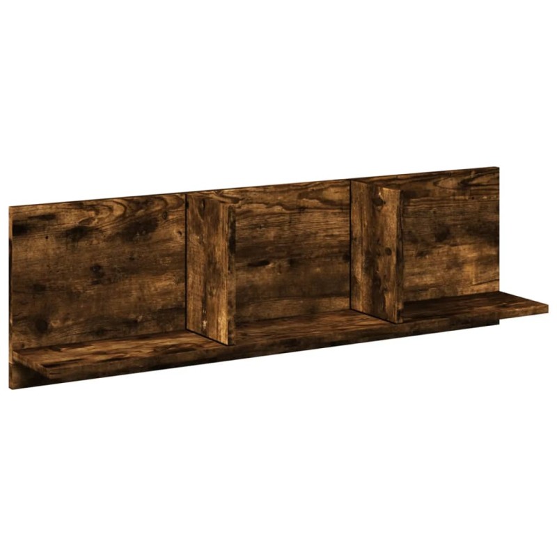 vidaXL Ντουλάπι Τοίχου Καπνιστή Δρυς 100x16,5x30εκ. Επεξεργασμένο Ξύλο