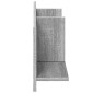 vidaXL Ντουλάπι Τοίχου Γκρι Sonoma 100x16,5x30 εκ. Επεξεργασμένο Ξύλο