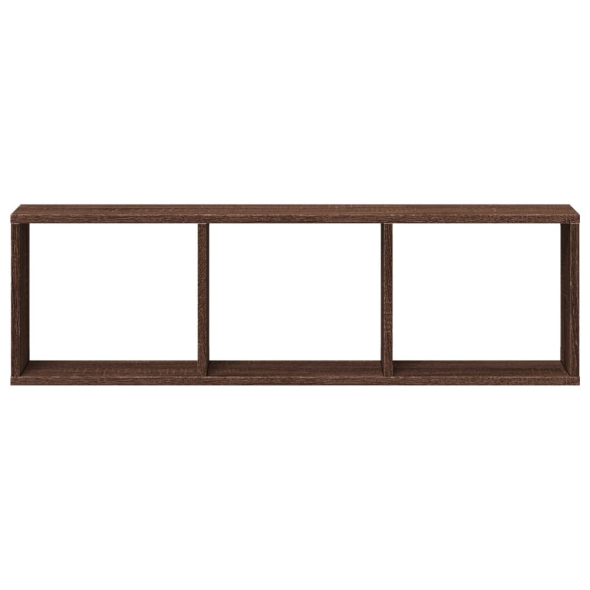 vidaXL Ντουλάπι Τοίχου Καφέ Δρυς 100x16x30 εκ. από Επεξεργασμένο Ξύλο