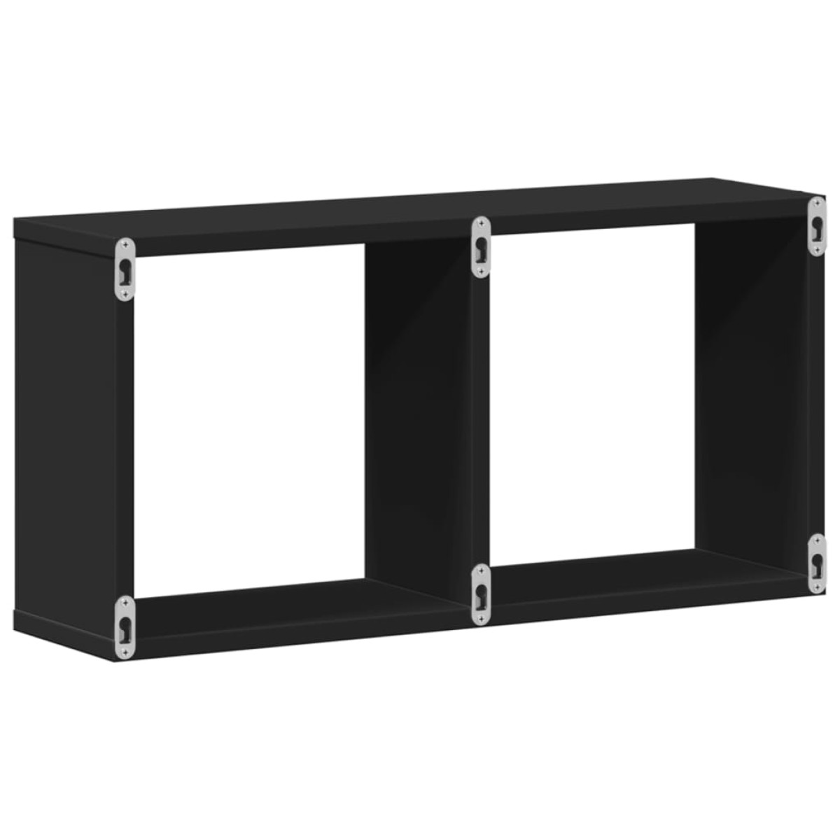 vidaXL Ντουλάπι Τοίχου Μαύρο 60x16x30 εκ. από Επεξεργασμένο Ξύλο