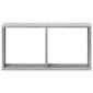 vidaXL Ντουλάπι Τοίχου Γκρι Sonoma 60x16x30 εκ. Επεξεργασμένο Ξύλο