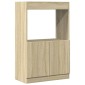 vidaXL Ντουλάπι Sonoma Δρυς 63x33x100 εκ. από Επεξεργασμένο Ξύλο