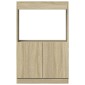 vidaXL Ντουλάπι Sonoma Δρυς 63x33x100 εκ. από Επεξεργασμένο Ξύλο