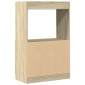 vidaXL Ντουλάπι Sonoma Δρυς 63x33x100 εκ. από Επεξεργασμένο Ξύλο