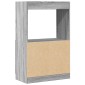 vidaXL Ντουλάπι Γκρι Sonoma 63x33x100 εκ. από Επεξεργασμένο Ξύλο