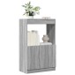 vidaXL Ντουλάπι Γκρι Sonoma 63x33x100 εκ. από Επεξεργασμένο Ξύλο