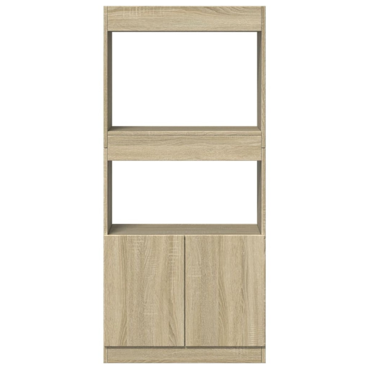 vidaXL Ντουλάπι Sonoma Δρυς 63x33x140 εκ. από Επεξεργασμένο Ξύλο