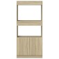 vidaXL Ντουλάπι Sonoma Δρυς 63x33x140 εκ. από Επεξεργασμένο Ξύλο