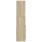 vidaXL Ντουλάπι Sonoma Δρυς 63x33x140 εκ. από Επεξεργασμένο Ξύλο