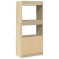 vidaXL Ντουλάπι Sonoma Δρυς 63x33x140 εκ. από Επεξεργασμένο Ξύλο