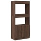 vidaXL Ντουλάπι Καφέ Δρυς 63x33x140 εκ. από Επεξεργασμένο Ξύλο