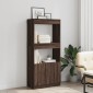 vidaXL Ντουλάπι Καφέ Δρυς 63x33x140 εκ. από Επεξεργασμένο Ξύλο