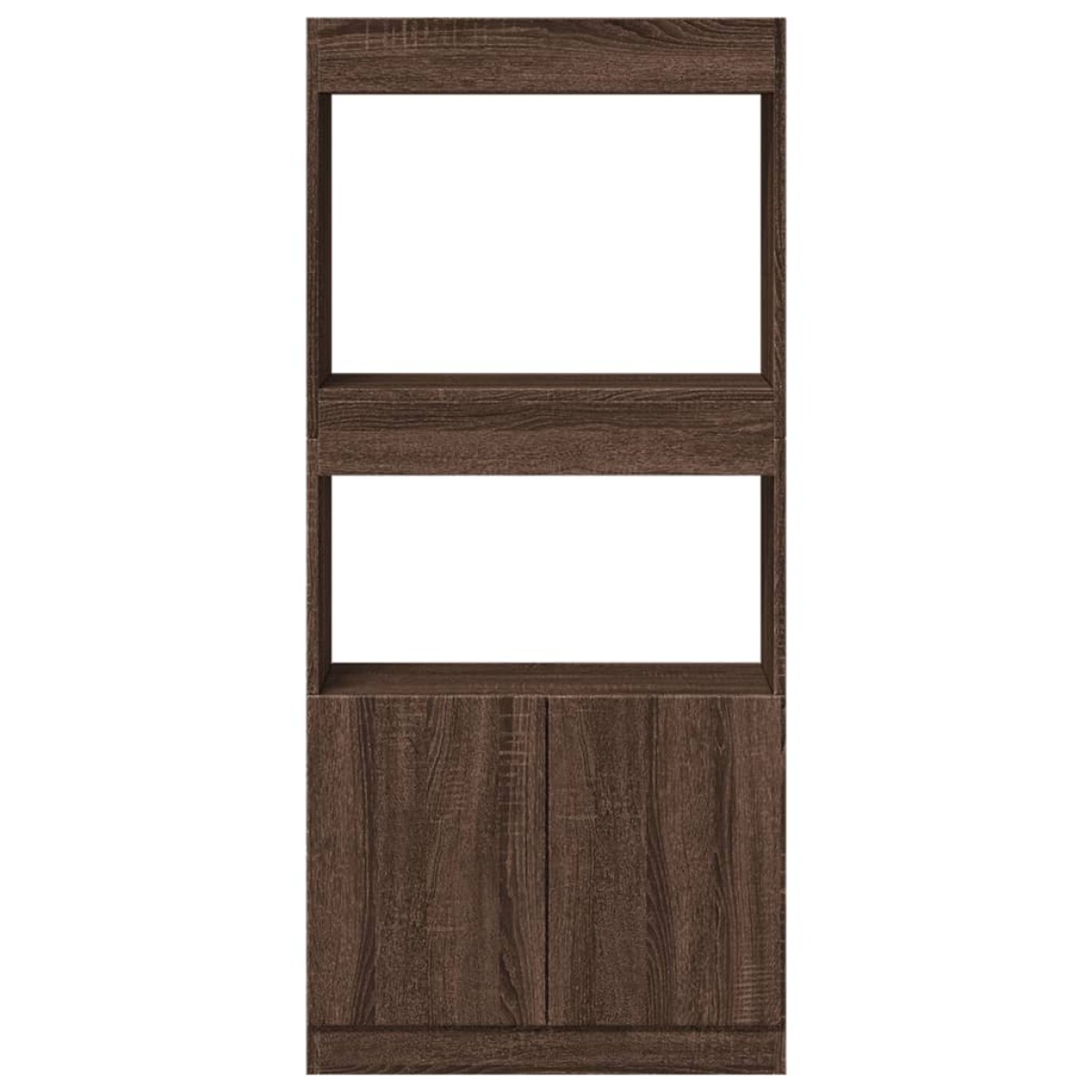 vidaXL Ντουλάπι Καφέ Δρυς 63x33x140 εκ. από Επεξεργασμένο Ξύλο