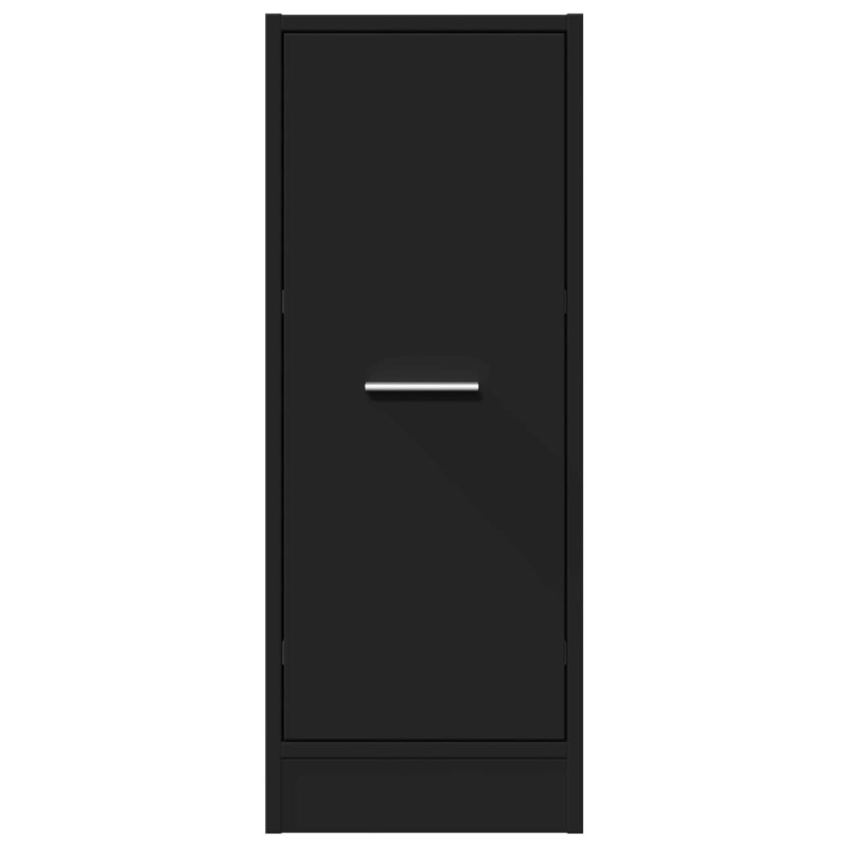 vidaXL Συρταριέρα Γενικής Χρήσης Μαύρο 30x41x77,5 εκ. Επεξ. Ξύλο