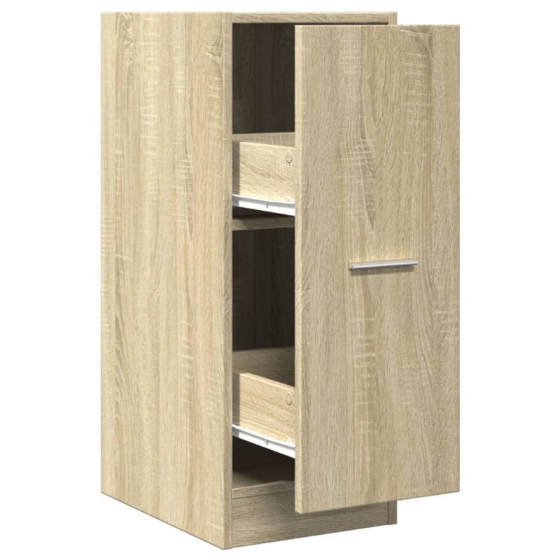 vidaXL Συρταριέρα Γενικής Χρήσης Sonoma Δρυς 30x41x77,5 εκ Επεξ. Ξύλο
