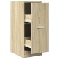 vidaXL Συρταριέρα Γενικής Χρήσης Sonoma Δρυς 30x41x77,5 εκ Επεξ. Ξύλο