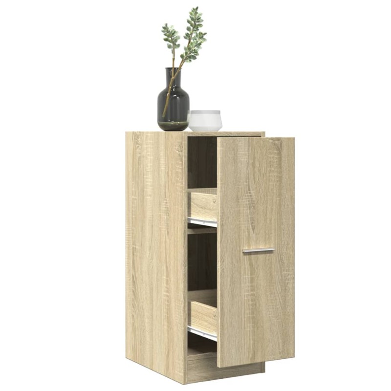 vidaXL Συρταριέρα Γενικής Χρήσης Sonoma Δρυς 30x41x77,5 εκ Επεξ. Ξύλο