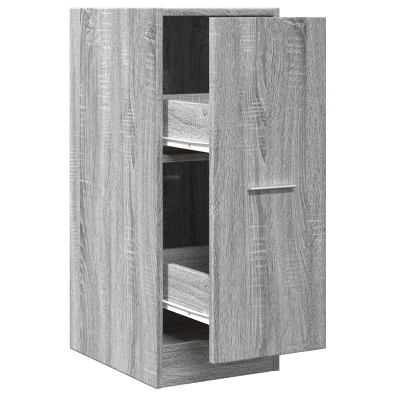 vidaXL Συρταριέρα Γενικής Χρήσης Γκρι Sonoma 30x41x77,5 εκ. Επεξ. Ξύλο