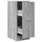 vidaXL Συρταριέρα Γενικής Χρήσης Γκρι Sonoma 30x41x77,5 εκ. Επεξ. Ξύλο