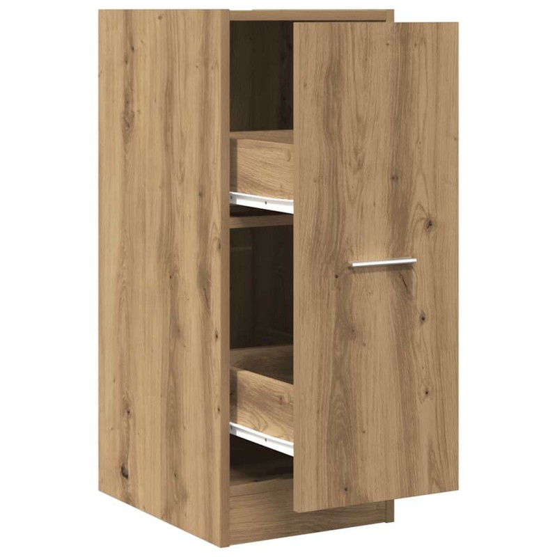 vidaXL Συρταριέρα Γενικής Χρήσης Artisian Δρυς 30x41x77,5 εκ. Επ. Ξύλο