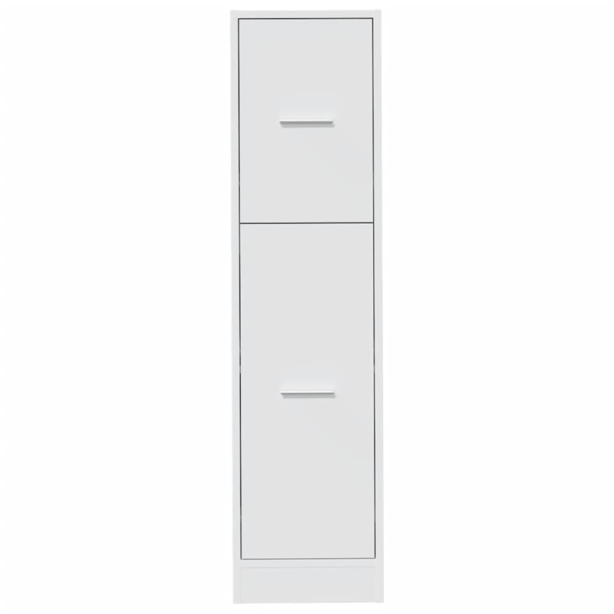 vidaXL Συρταριέρα Γενικής Χρήσης Λευκή 30x41x118 εκ. Επεξ. Ξύλο