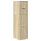 vidaXL Συρταριέρα Γενικής Χρήσης Sonoma Δρυς 30x41x118 εκ Επεξ. Ξύλο